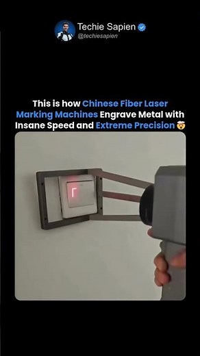 Chinese Fiber Laser Engraves Metal with Precision 🤯