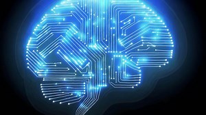 Download Abstract circuit board design with glowing blue lines and modern digital technology elements, perfect for tech and innovation themes. for free