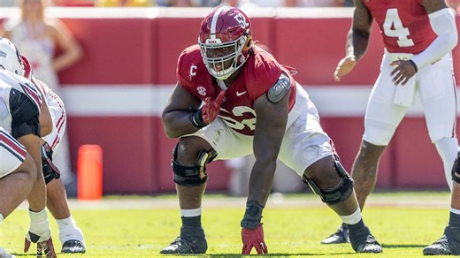 Breaking Down Alabama Guard Tyler Booker's College Highlights | 2025 NFL Draft