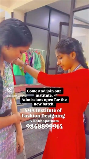 🎓 Admissions Open | SMA Institute of Fashion Designing – Visakhapatnam #telugushorts #teluguviral