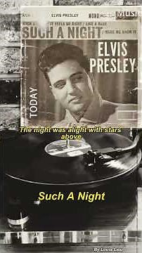 Elvis Presley - Such A Night