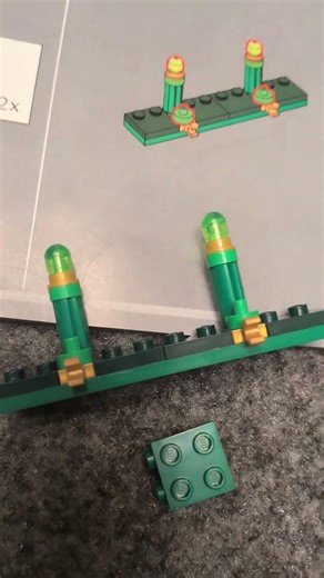 Does Lego really think that is a yellow semi-transparent brick. I vote it's green! #bricks #lego #yt