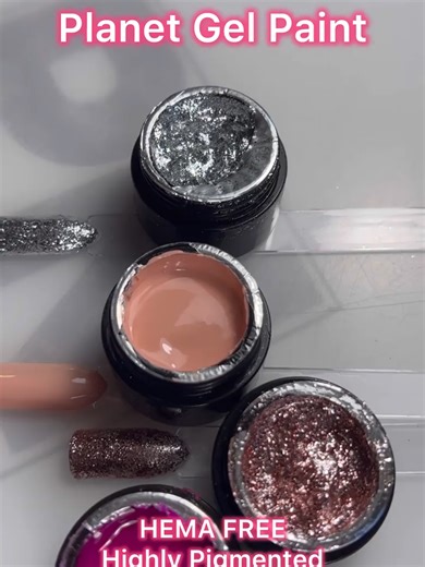 Detail work made easy 💅✨ Planet Gel Paints are designed for precision — smooth, highly pigmented, and perfect for drawing ultra-thin lines and detailed nail art. No flash curing needed, one-coat coverage, and HEMA-free for confident, professional results. ​. .​ ​. ​. ​. ​. #GelNails #GelPaint #NailTechTips #NailQuickTips #NailProducts #NailSalonSupplies #AustraliaNailSupply #AustralianNailSupplies #NZNailSupplier #PlanetNailsAustralia