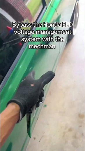 Bypass Honda voltage management system with mechman alternator