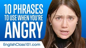 185K views · 801 shares | How to express ANGER like a real #American?  Want more videos like this? Sign up now: https://www.englishclass101.com/?src=facebook_angry_fb_video_061320 | Learn English - EnglishClass101.com | Facebook