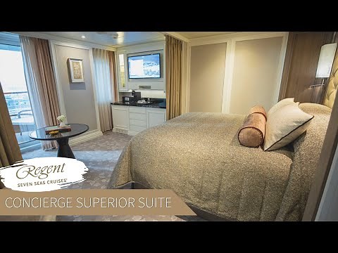 Regent Seven Seas Splendor | Concierge Superior Suite Full Walkthrough Tour & Review | 4K