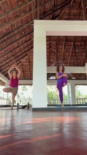 Relaxing Yoga Flow 🧘‍♀️ | R&R BodySoul Retreat ‪@Ayurooms‬ #Shorts