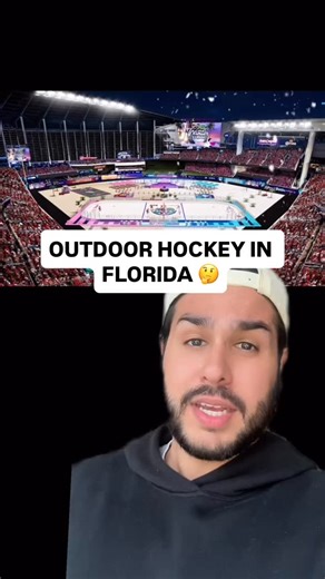 Prince Hudda | Sports Content Creator on Instagram: "Hosting the NHL Winter Classic in Florida is definitely a choice 😂 Share this with an NHL fan 🏒"