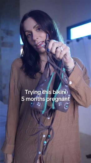 Think I can pull off this bikini with my bump? #pregnant #outfitinspo