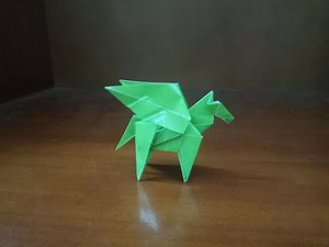 How To Make A Paper Origami Pegasus