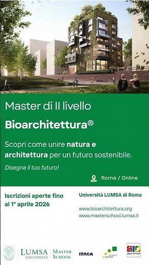Master in Bioarchitettura. Consulenza e Certificazione Energetica