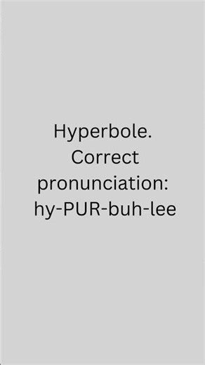 how to pronounce hyperbole