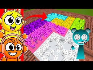 Spawning 1000x SPRUNKI in Minecraft!