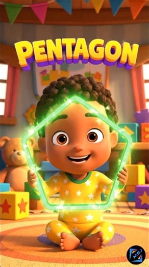 Pentagon Shape for Kids | Learn Shapes with Fun 3D Animation | Preschool Learning Video