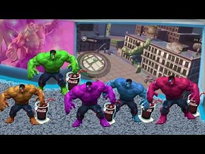 Five Colours Hulk in Cinema Finger Family | Nursery Rhymes For Children