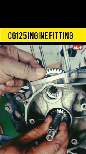 🏍️ CG125 Engine Fitting Process | Watch the complete CG125