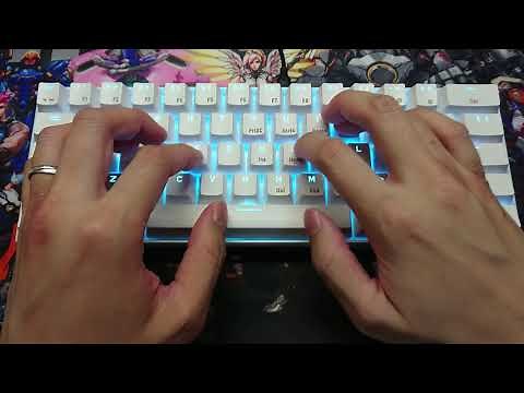 RK61 with Kailh Box Red sound test
