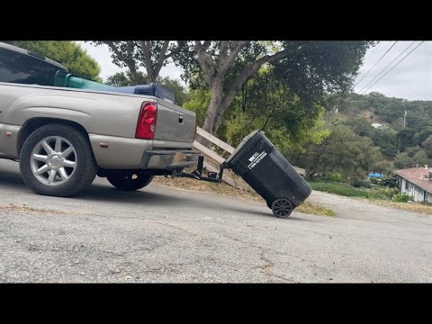 VONLX Adjustable Trash Can Transporter Review! Works Great!