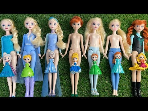 Disney Princess Play Set ASMR Relaxing video | Satisfying with unboxing Review ELSA Frozen Toy