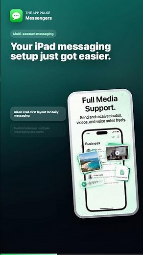 Messengers: Your iPad messaging setup just got easier. #Shorts