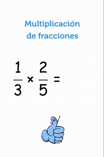 Multiplicación de fracciones #matematicas #matematica #escuela #tutorial #school #bienvenido #tiktokmexico Ejercicio Matemático