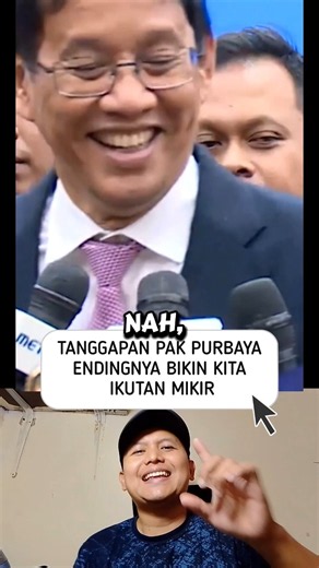 Tanggapan pak purbaya setelah dipecah dari jabatan mentri keuangan dan endingnya