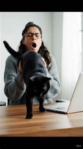 Cat Had a SECRET Plan to Stop Homework 😼💻