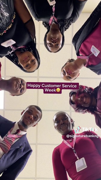 Celebrating Customer Service Week at Signature Bank Nigeria