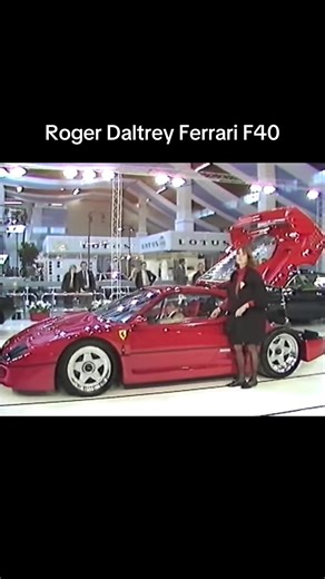 Janet Ellis Introduces the Ferrari F40 with Roger Daltrey