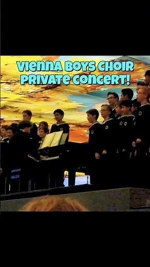 Vienna Boys Choir Private Concert in Vienna!