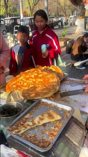 Perfect Street-Style Crispy Chinese Breakfast 🥞 | Morning Food Bliss