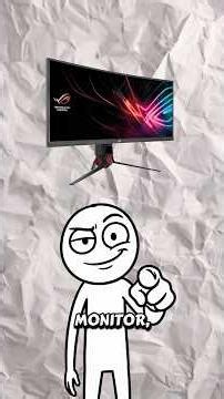 Monitor refresh rate explained! #monitor #gaming #gamingsetup #pcbuild #gaming