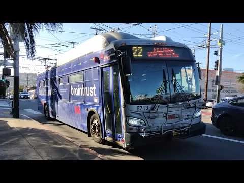 Bus Bunching! SF Muni Buses at 16th St & Bryant 2/12/26