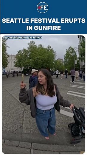 Panic Erupts As Gunfire Sends Crowds Fleeing From Seattle Food Festival Amid Chaos |#shorts
