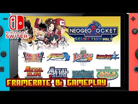 Neo Geo Pocket Color Selection Vol. 1 - (Nintendo Switch) - All Games Gameplay