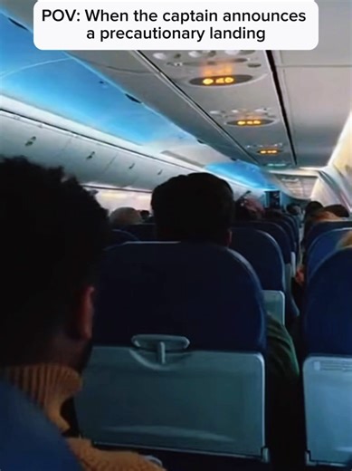POV: When the captain announces a precautionary landing! #emergencylanding #flight #iran #usa #war