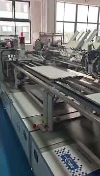Perfect machine for ribbon pasting on luxury paper bag