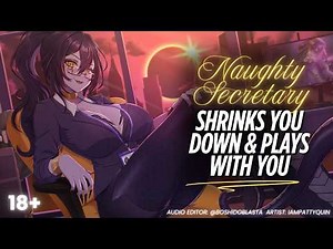 ASMR | Downsized by your Secretary! [F4M][Femdom][Sizeplay]