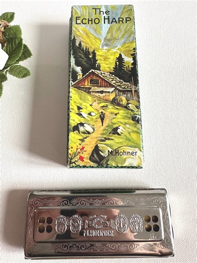 Vintage M. Hohner Echo Harp 54/64 C/G Harmonica With Original Box, Made in Germany - Etsy UK