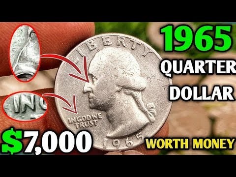 1965 Washington Quarter Dollar Coin Value 💰 | Rare Errors, History & Silver Transition