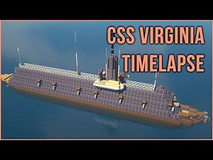 I Built the CSS Virginia in Minecraft!