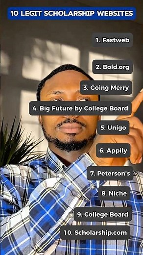 10 legit scholarship websites #scholarship #graduate #fyp