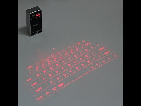 Laser Projection Keyboard - Atongm - Hands On
