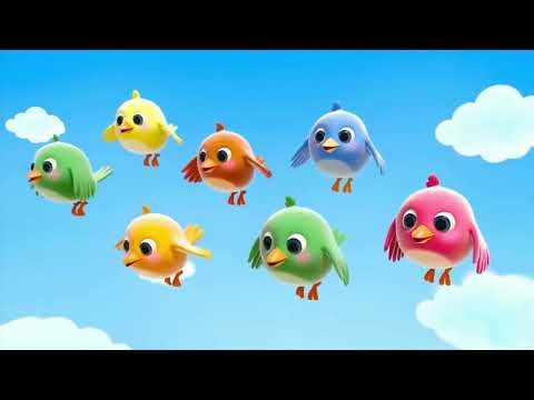 Kids Song: Counting Little Birds 🐦 | Learn to Count from 1 to 5 | #kidslearning #kidssongs
