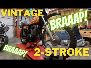 VINTAGE MX Enduro BUILD - 1974 Yamaha DT250 Pt1