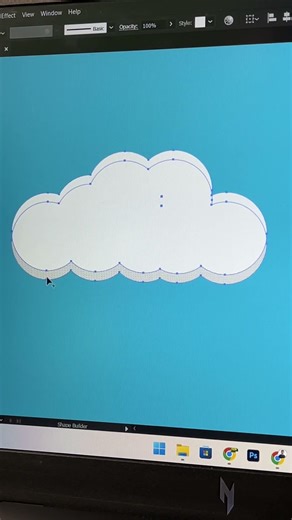 CREATE A CLOUD IN ADOBE ILLUSTRATOR