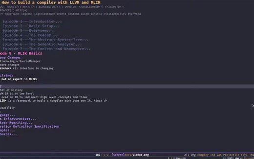 How to build a compiler with LLVM and MLIR - 08 MLIR Basics