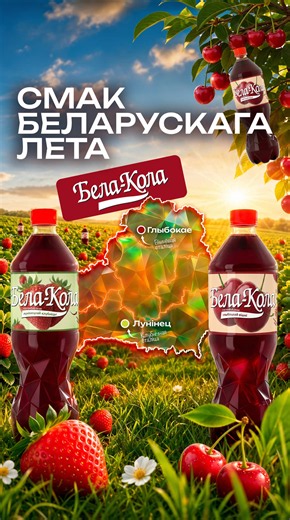 Бела-Кола: Вишня из Глубокого и Лунинецкая Клубника — новинки лета