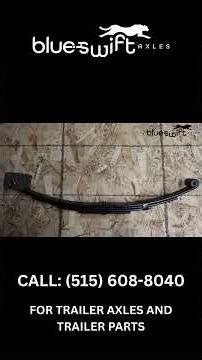 How To Install New Leaf Spring Bolts On A Trailer #shorts #howto #doityourself #trailer #springs