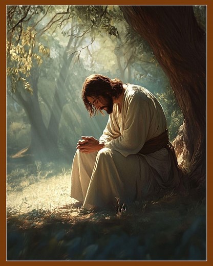 Christian Religious Wall Art | Jesus Praying in the Garden of Gethsemane | Catholic Wall Art | Holy Week Painting | Biblical Art - Etsy